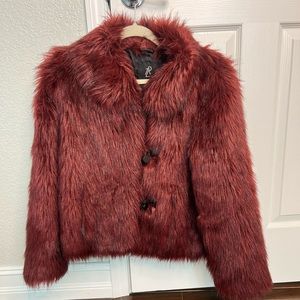 Rachel Zoe Faux Fur Jacket